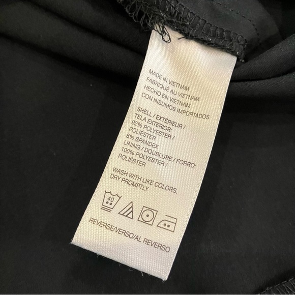 Izod Black Golf Skirt Skort With Shorts Underneath Women's Size 12 - Picture 13 of 16